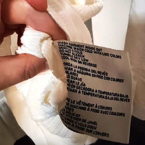 *SUMMER SALE* Vintage Simply Noelle White Lace Jean Jacket - Picture 6 of 6